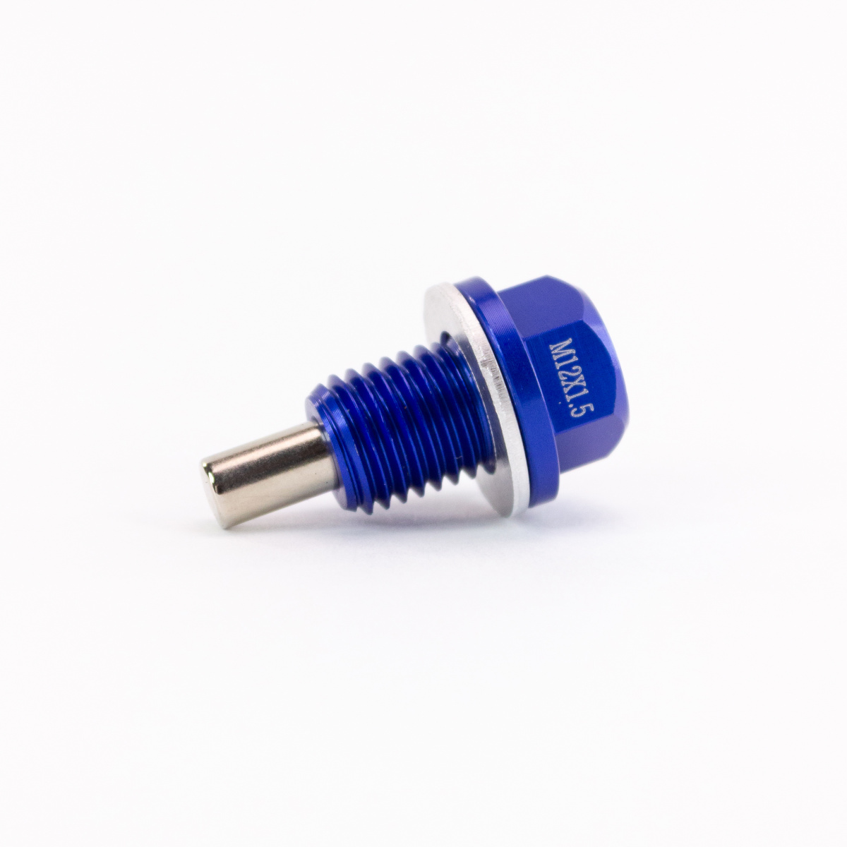 Сливной болт масла с магнитом CNC М12 х 1.5 Blue