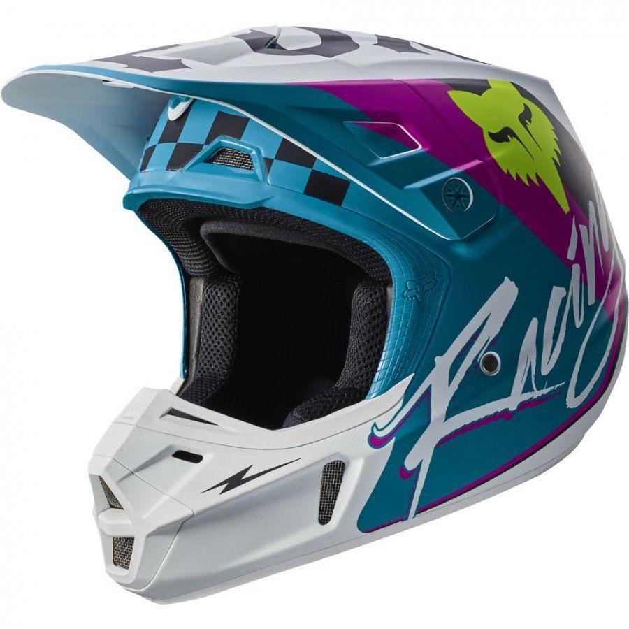 Шлем Fox Racing V2 Rohr teal
