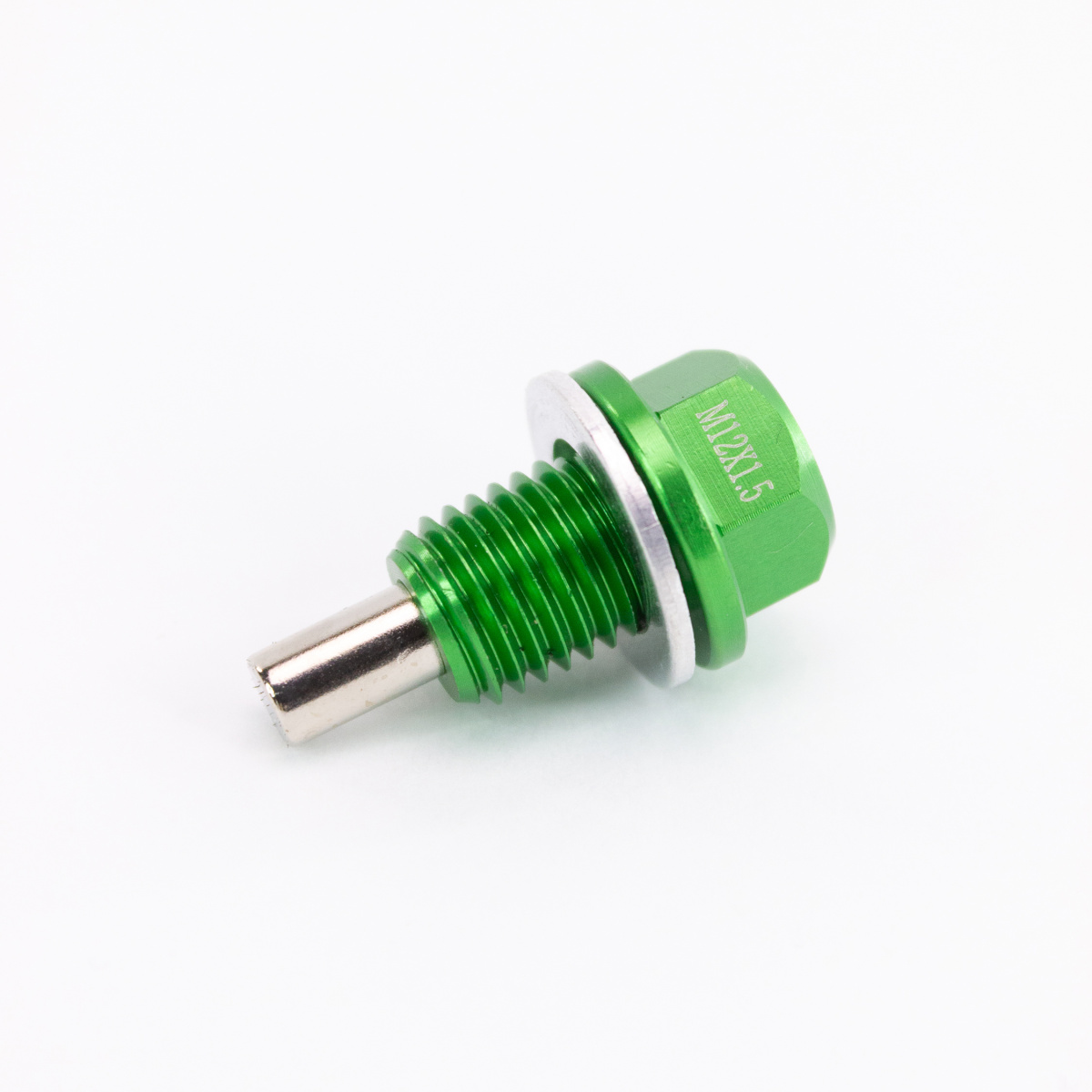 Сливной болт масла с магнитом CNC М12 х 1.5 Green